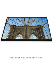 Quadro Decorativo Ponte de Nova York - Horizontal