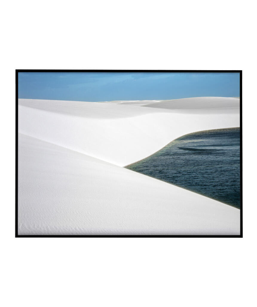 Quadro Decorativo Lençóis Maranhenses com Areia Branca - Horizontal