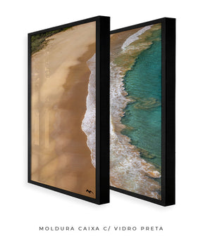 Quadro Decorativo Praia e Mar -Dupla