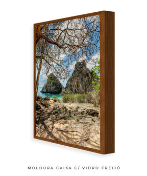 Quadro Decorativo Noronha -  Morro Dois Irmãos - Vertical