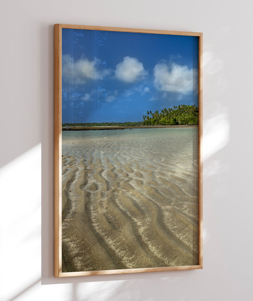 Quadro Decorativo Praia , Areia e Árvores - Part 1