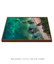 Quadro Decorativo Noronha - Praia e Rochas
