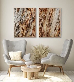 Quadro Decorativo Texturas - Madeira - Dupla