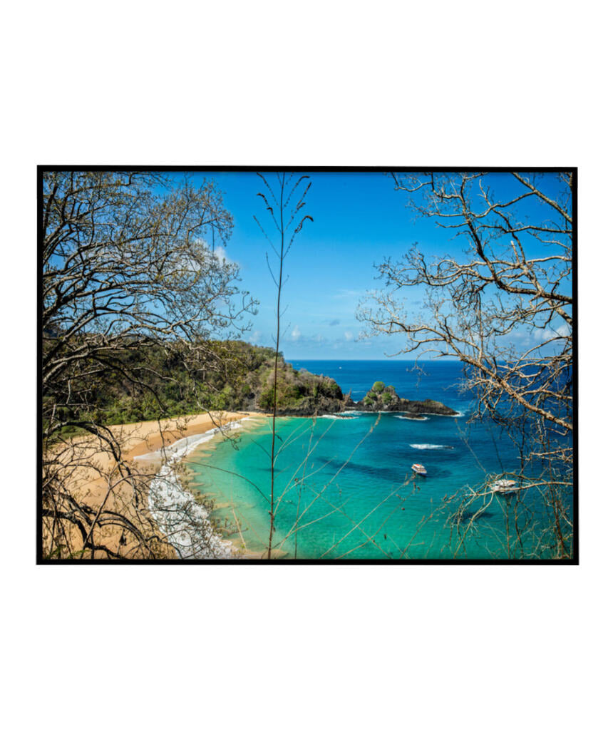 Quadro Decorativo Praia e Mar Noronha - Praia verde