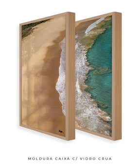 Quadro Decorativo Praia e Mar -Dupla