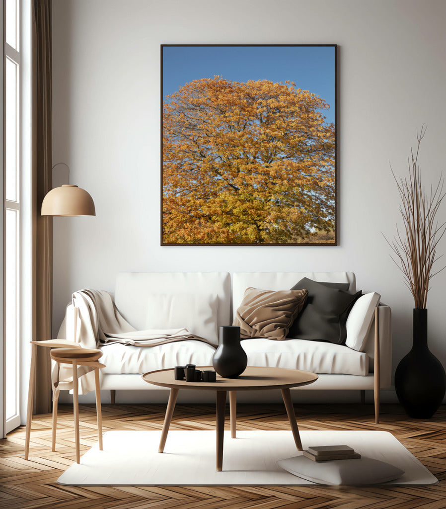 Quadro Decorativo Árvore Amarela