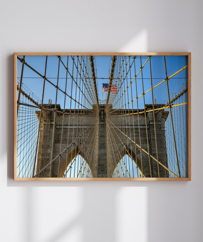 Quadro Decorativo Ponte de Nova York - Horizontal