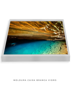 Quadro Decorativo Chapada Diamantina - Gruta Azul Horizontal