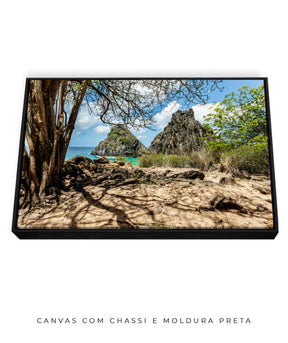 Quadro Decorativo Noronha -  Morro Dois Irmãos - Horizontal
