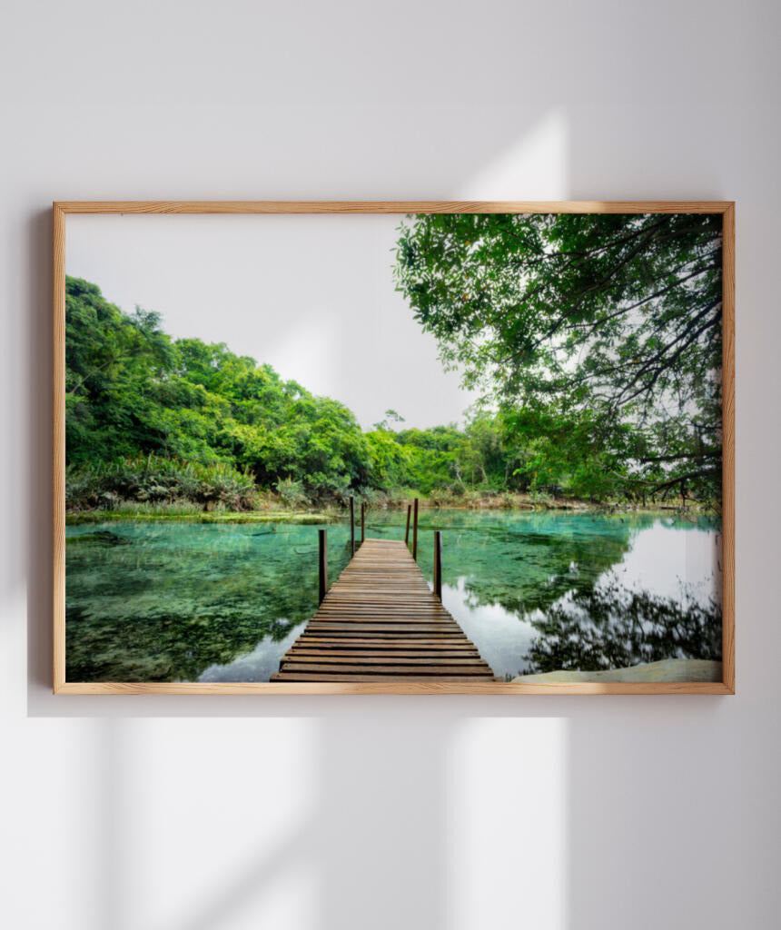Quadro Decorativo Chapada Diamantina - Ponte para o Paraíso Horizontal