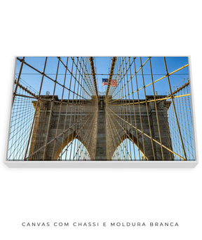 Quadro Decorativo Ponte de Nova York - Horizontal