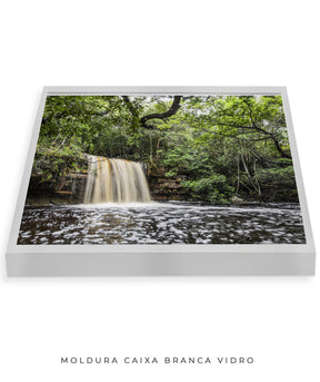 Quadro Decorativo Cachoeira e Natureza - Horizontal