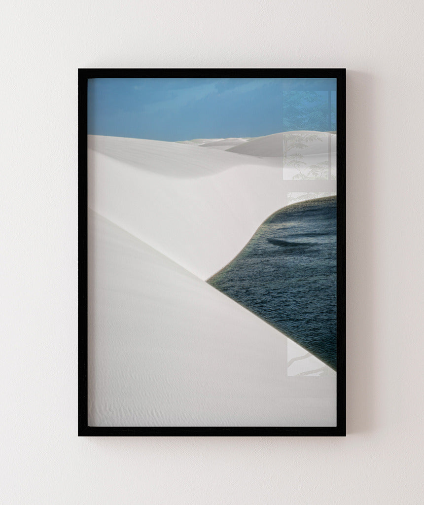 Quadro Decorativo Lençóis Maranhenses com Areia Branca