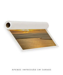 Quadro Decorativo Pôr do Sol - Céu Laranja.