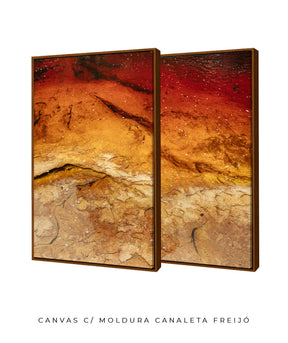 Quadro Decorativo Texturas - Marmores - Dupla