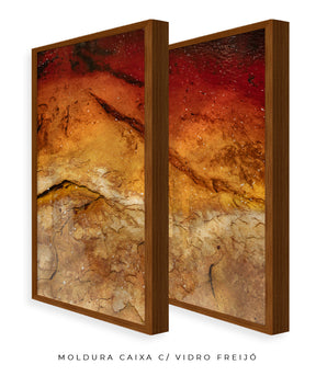 Quadro Decorativo Texturas - Marmores - Dupla