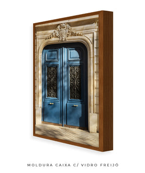 Quadro Decorativo Portais - Porta azul