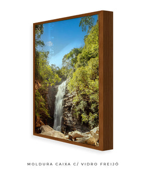 Quadro Decorativo Cachoeira - Rochas