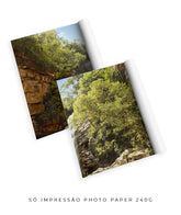 Quadro Decorativo Cachoeira, Natureza e Pedras- Dupla
