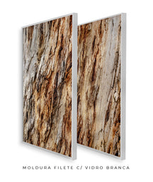 Quadro Decorativo Texturas - Madeira - Dupla