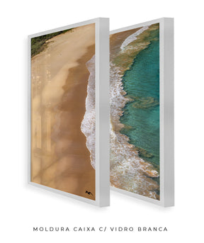 Quadro Decorativo Praia e Mar -Dupla