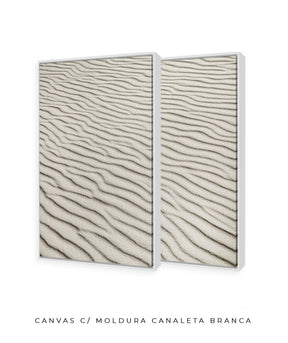 Quadro Decorativo Texturas - Areia - Dupla