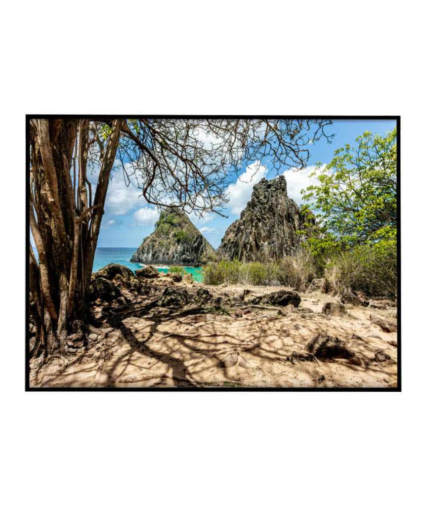 Quadro Decorativo Noronha -  Morro Dois Irmãos - Horizontal