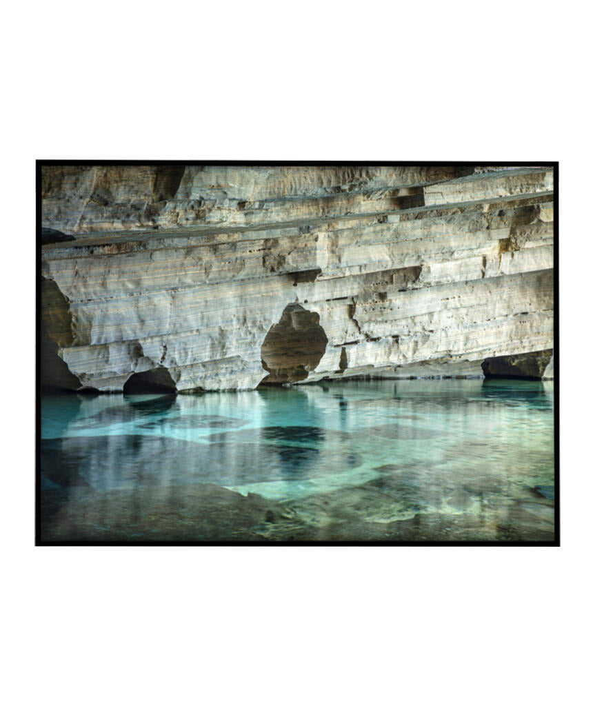 Quadro Decorativo Chapada Diamantina - Rocha e águas cristalinas-Horizontal