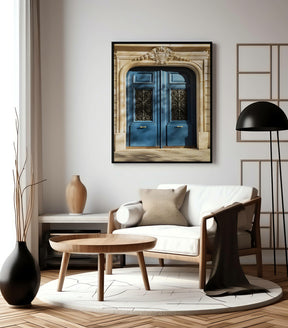 Quadro Decorativo Portais - Porta azul