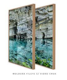 Quadro Decorativo Chapada Diamantina -Águas Tiffany-Dupla