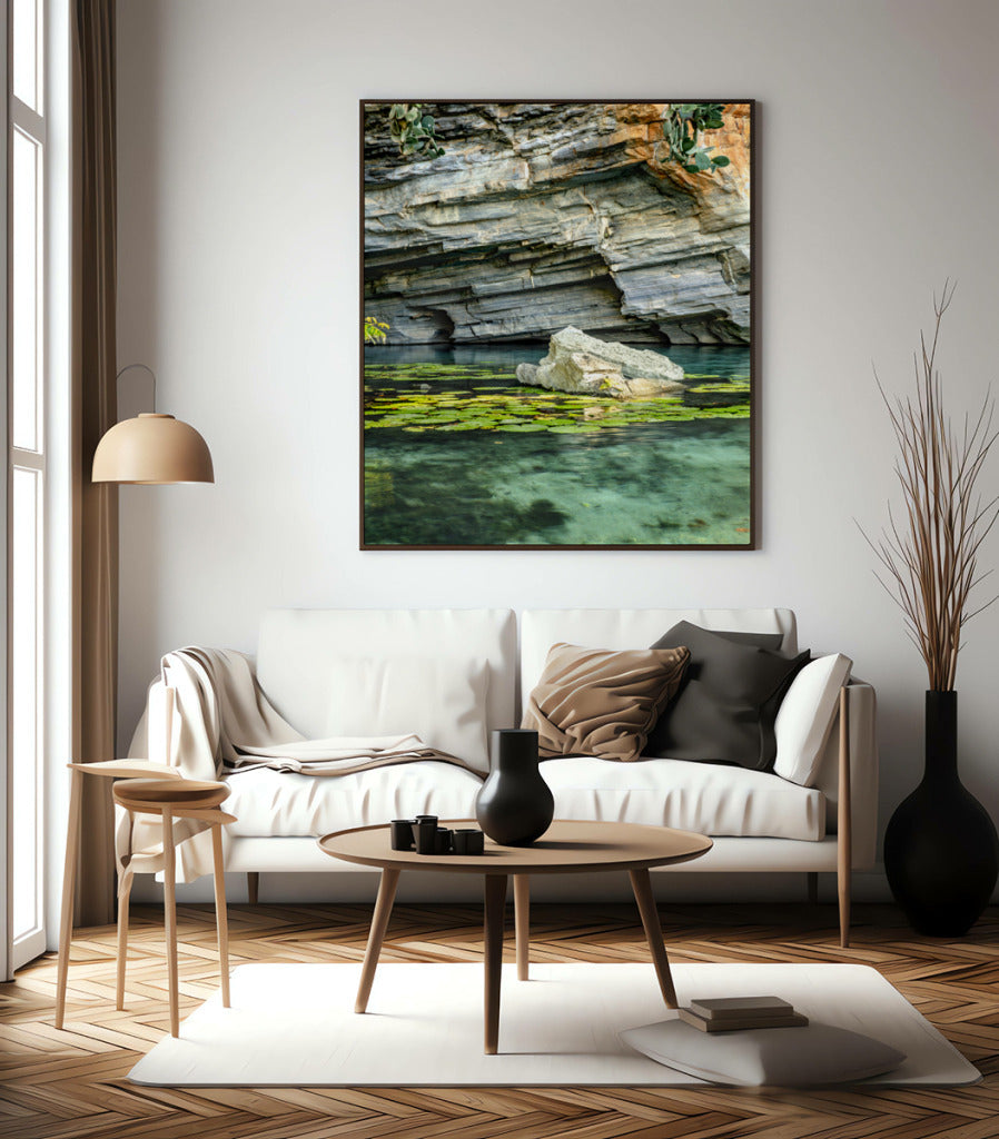 Quadro Decorativo Chapada Diamantina -Vitória Régia- Vertical